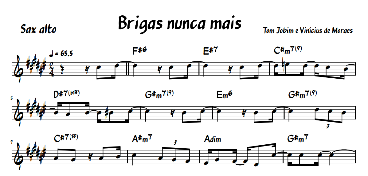 Brigas nunca mais_Sax alto PDF